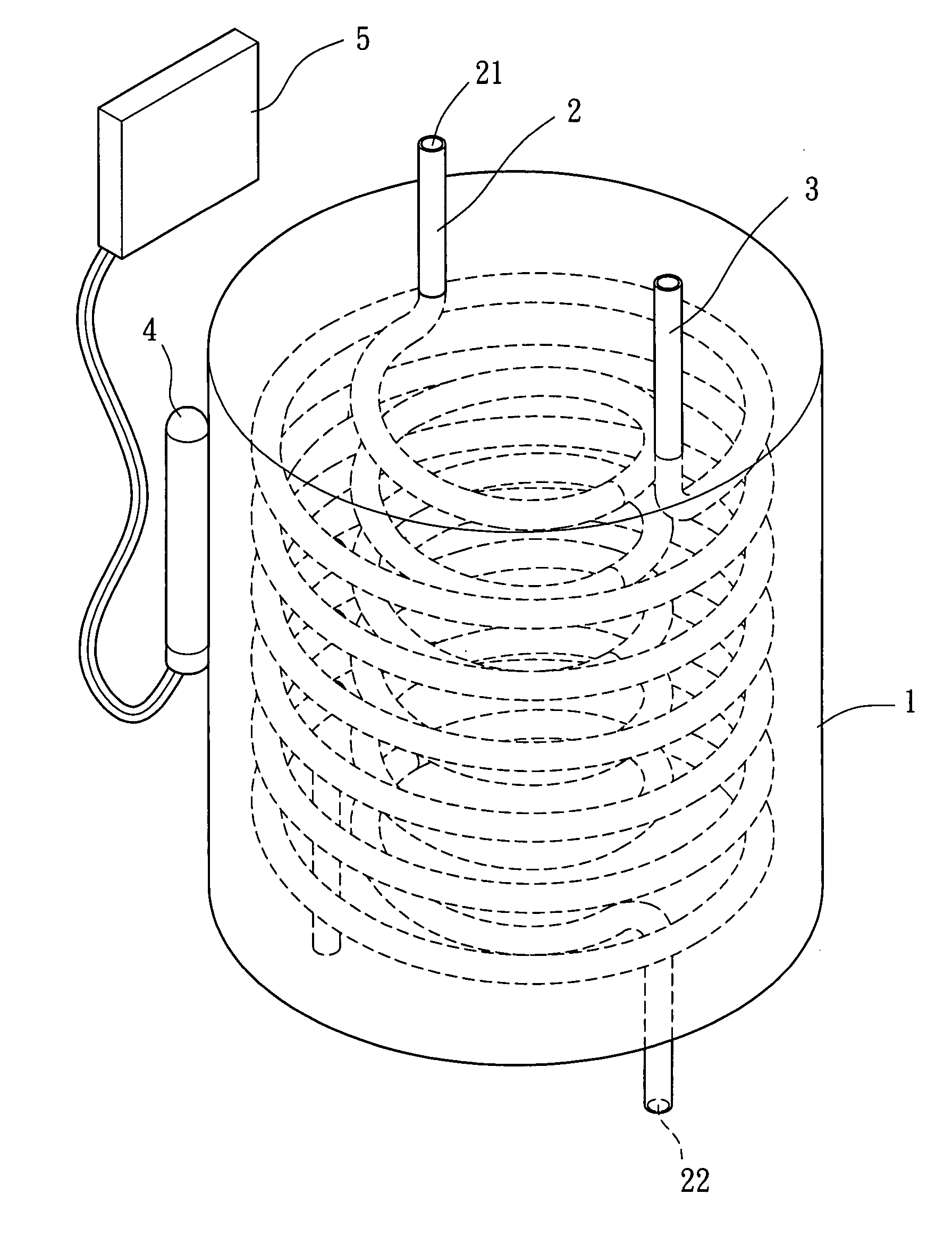 Cooling module applied for liquid containers