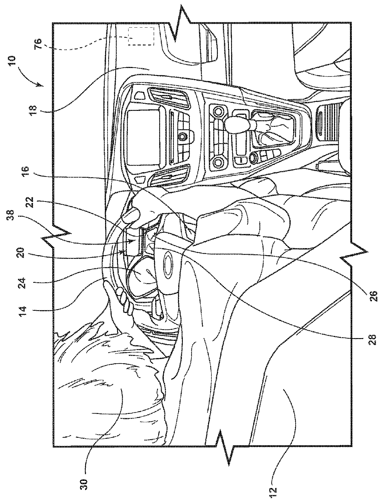 Mobile computer retainer for display of vehicle operational data