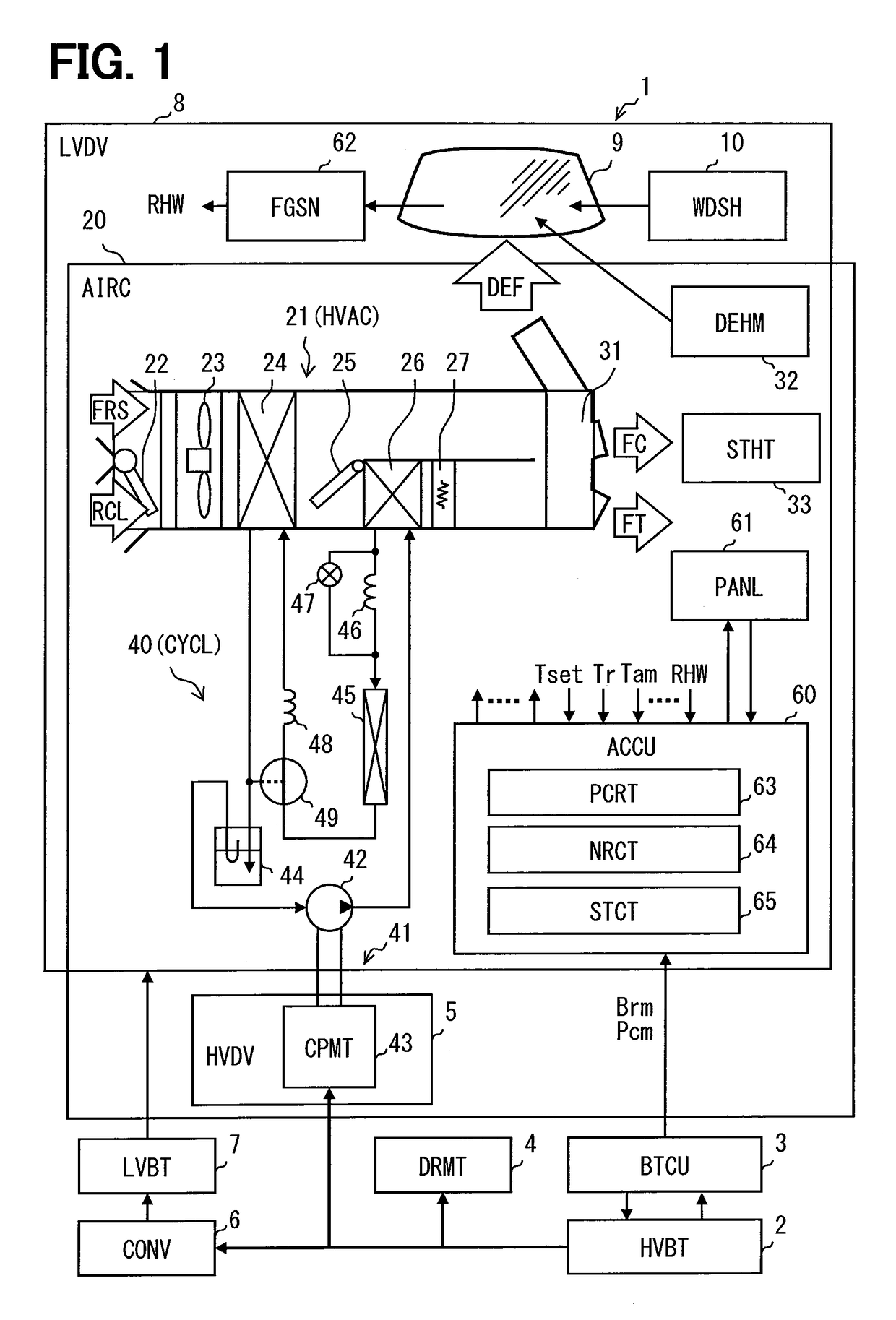 Electric vehicle air-conditioning device