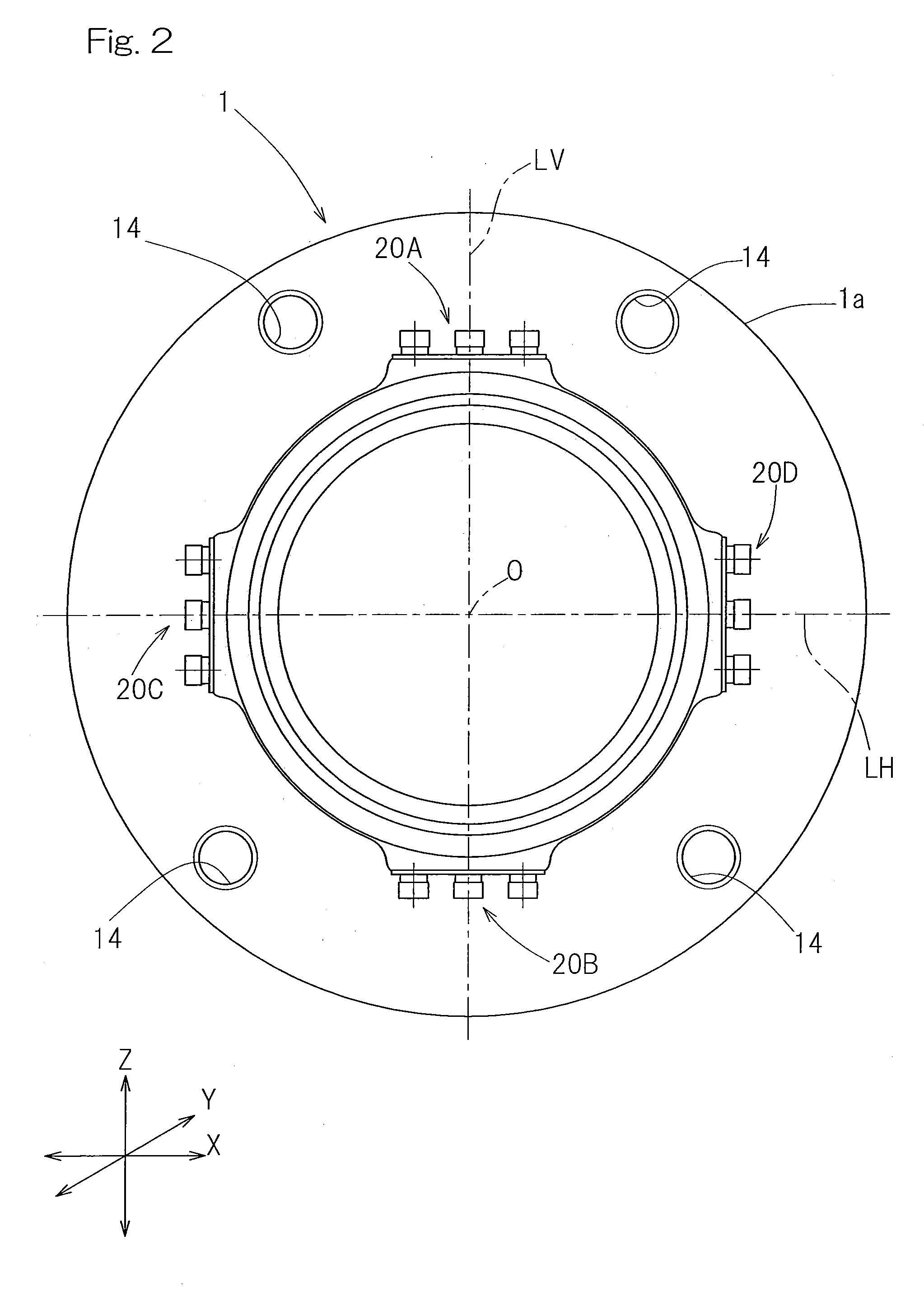 Wheel bearing with sensor