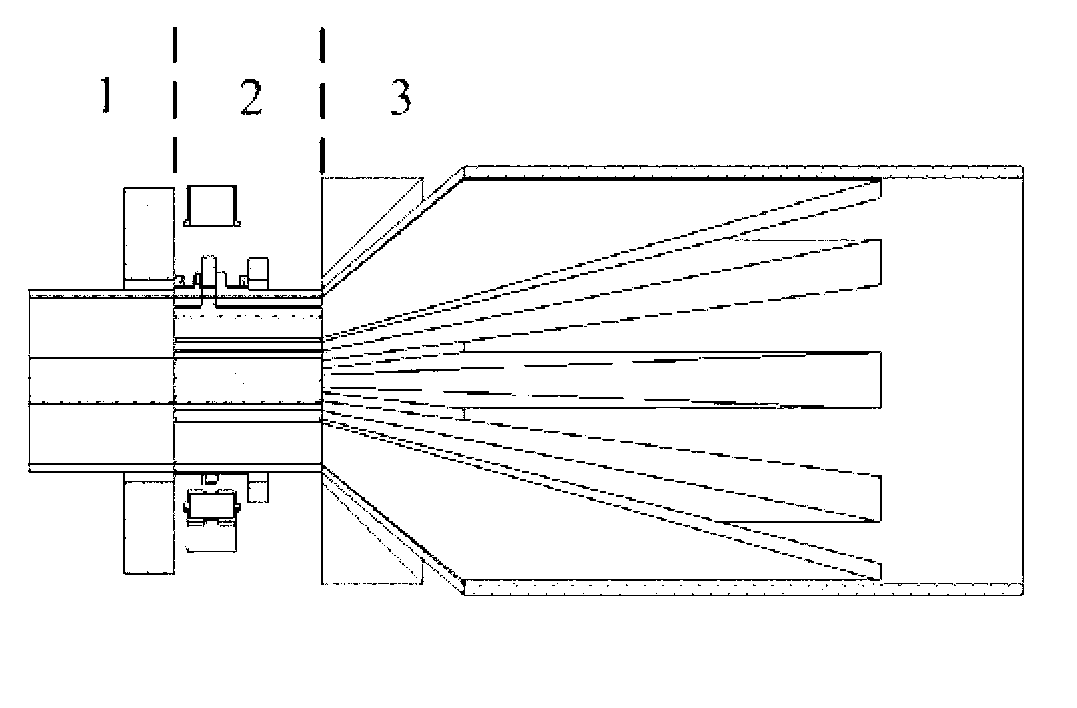 Frequency-tunable axial output relativistic magnetron