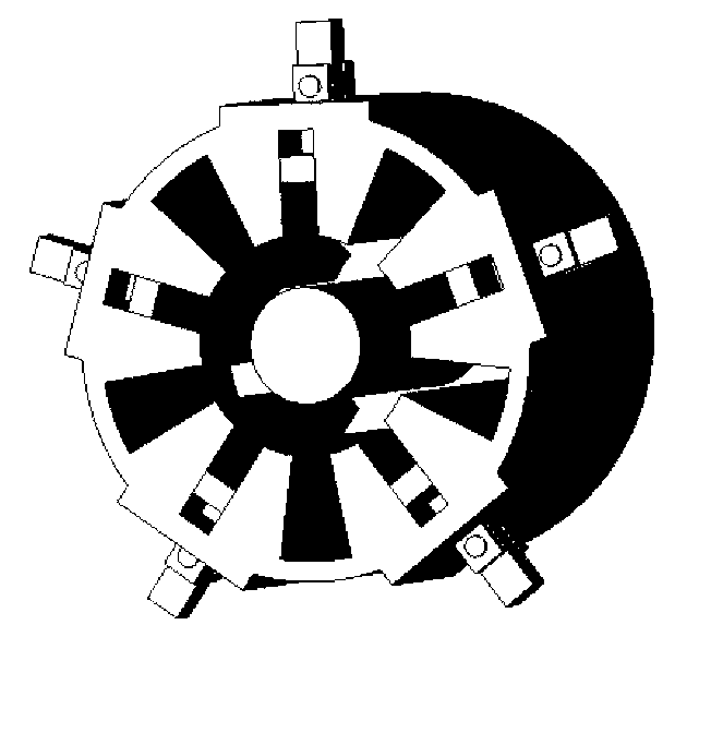 Frequency-tunable axial output relativistic magnetron