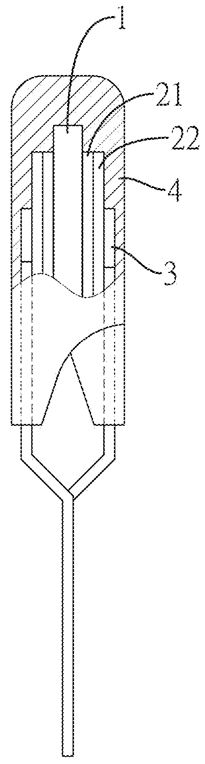 Electrode component with pretreated layers
