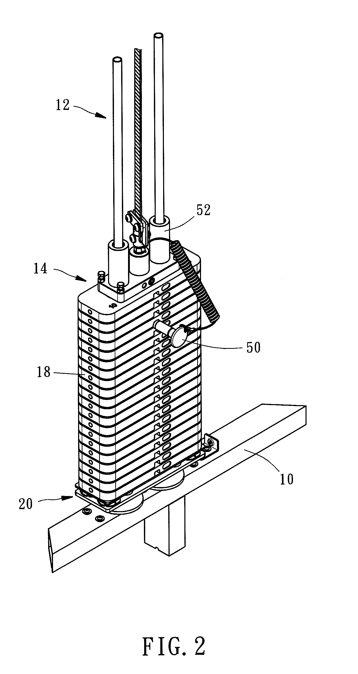 Weight trainer with load detection system