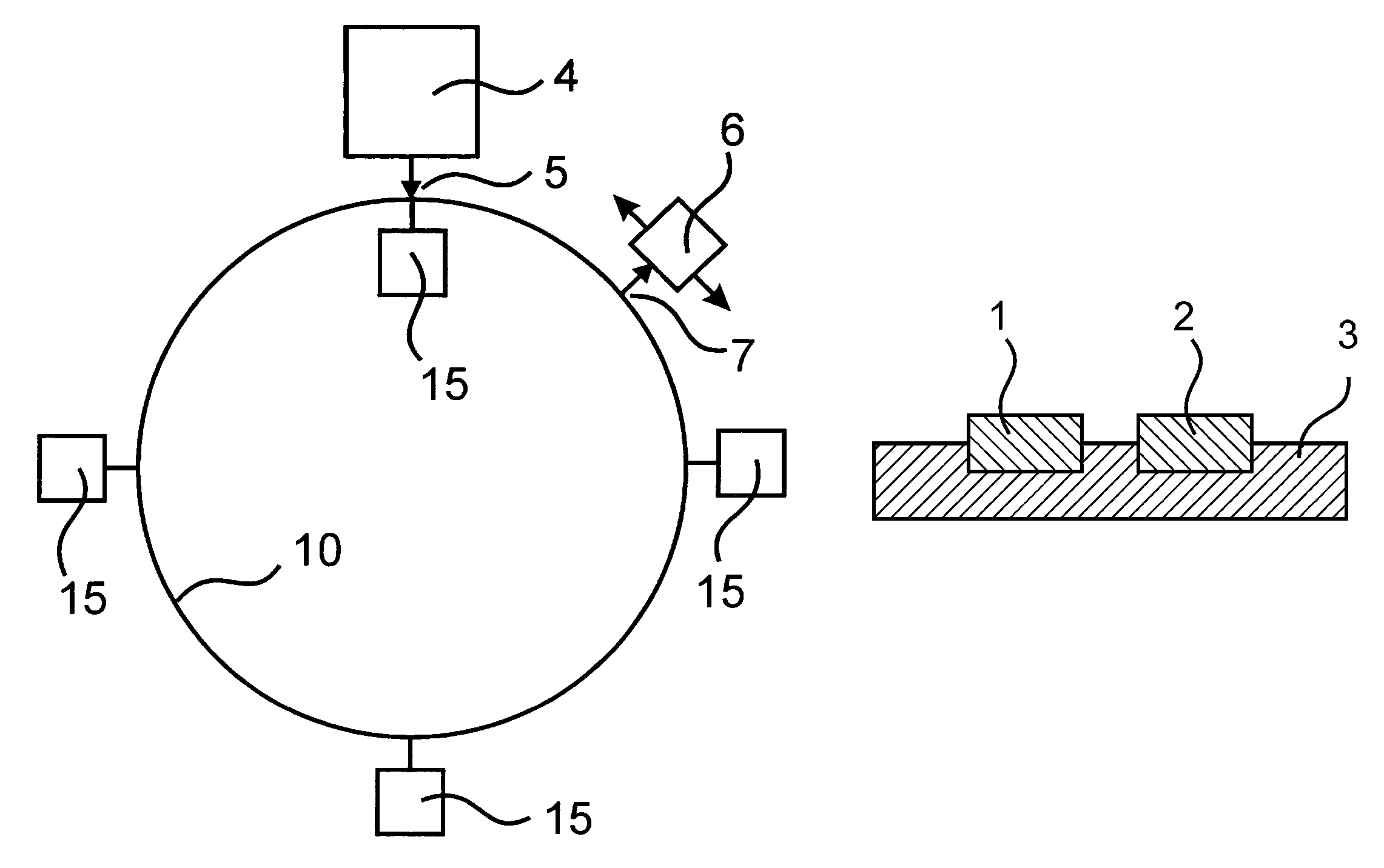 Slipring with a slide track formed as a closed circuit of electrically resistant material