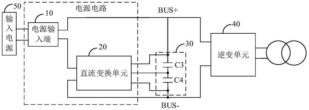 Power supply circuit, inverter and photovoltaic power generation device