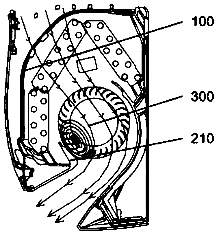 Volute tongue structure and air conditioner