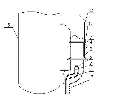 Gas introduction method for reinforced gas-liquid mass transfer and device