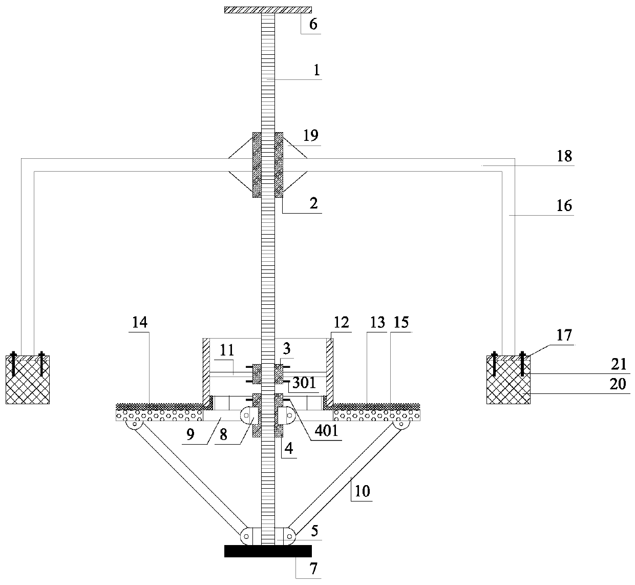 Construction method of rapidly mounting and dismantling hanging die system for integrally pouring walling crib of inspection well