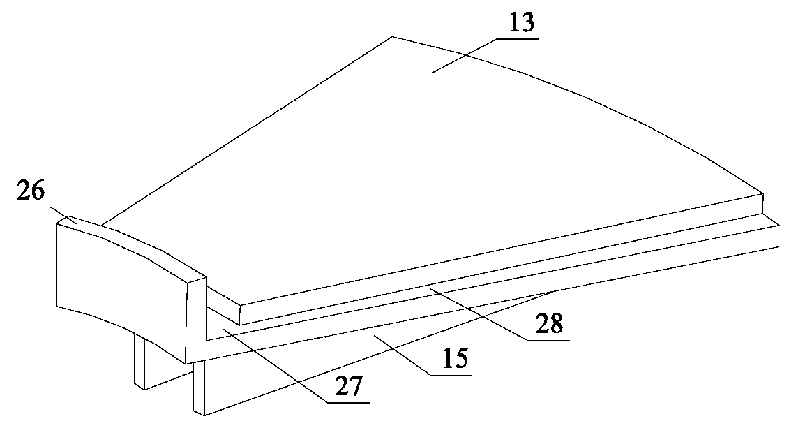 Construction method of rapidly mounting and dismantling hanging die system for integrally pouring walling crib of inspection well