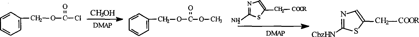 Preparation method of ethyl 2-[[(bezyloxy)carbonyl]amido]-4-thiazolyl acetate