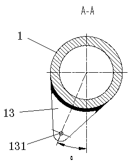 Conductive tube positioning tool and conductive tube processing method
