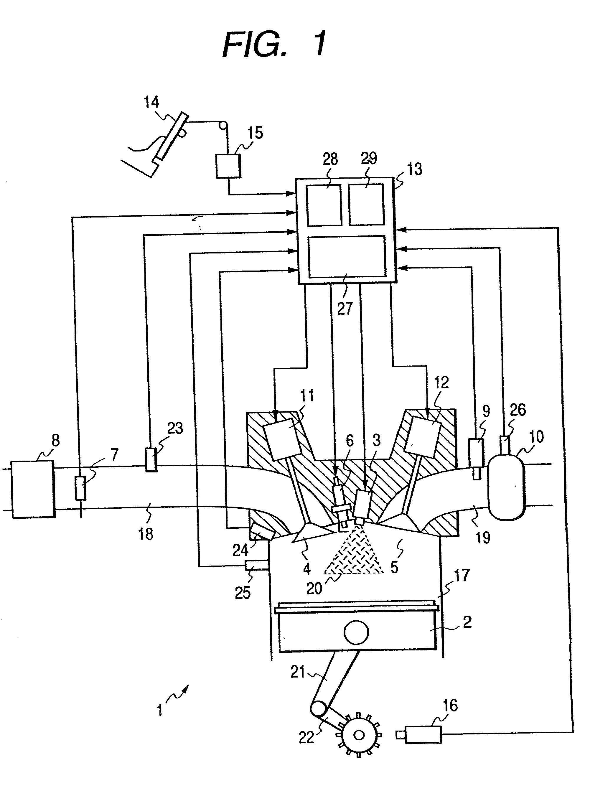 Internal combustion engine control system