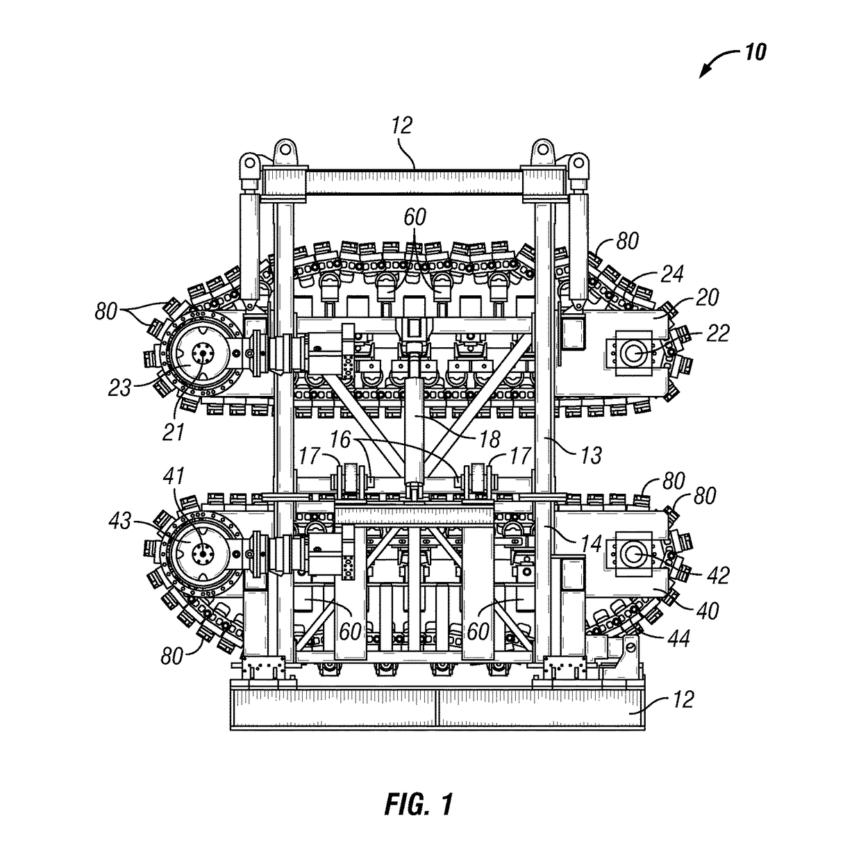 Linear pipe recovery/lay tensioners and method of using same