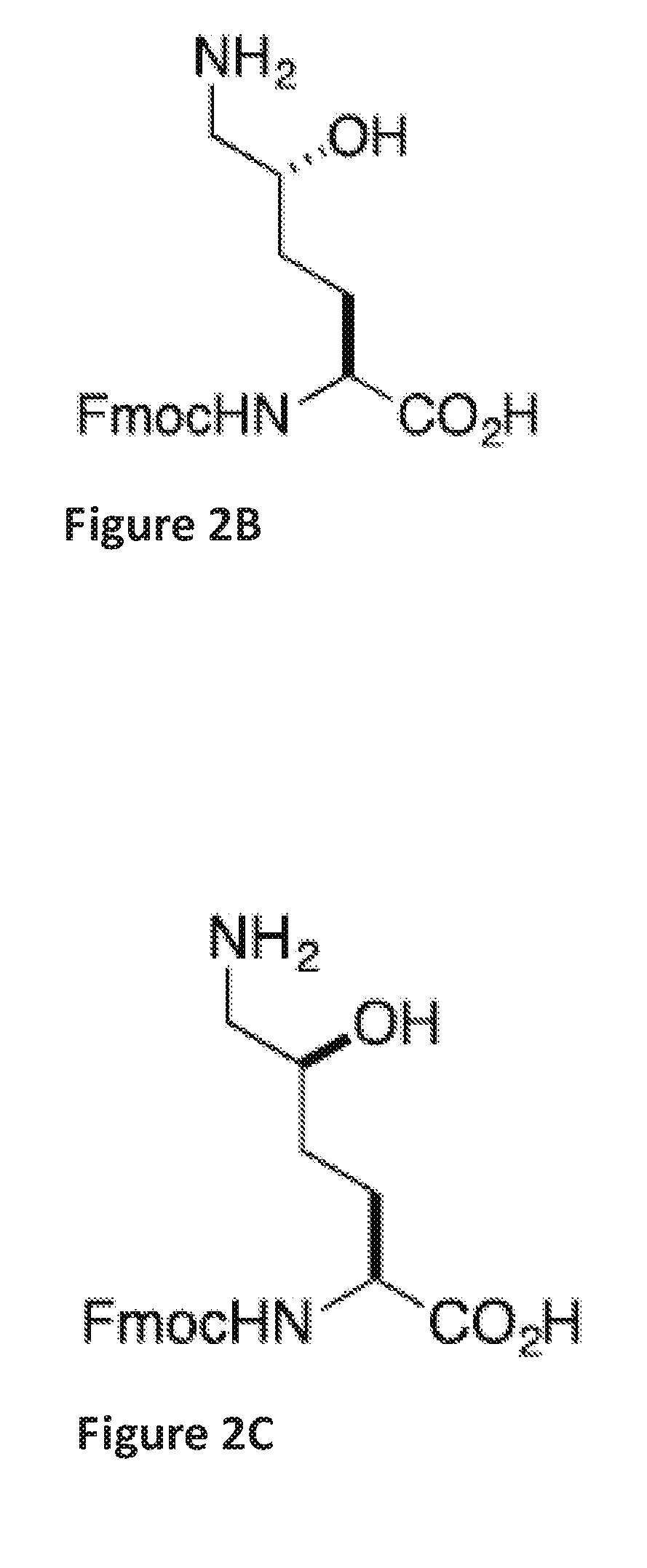 Stapled helical peptides and methods of synthesis