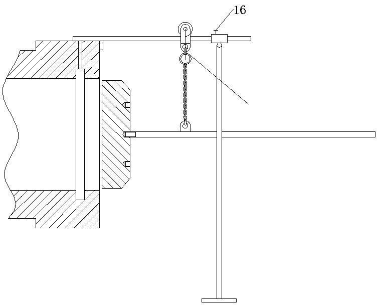 Special tool and method for disassembly and assembly of high-pressure self-sealing manhole