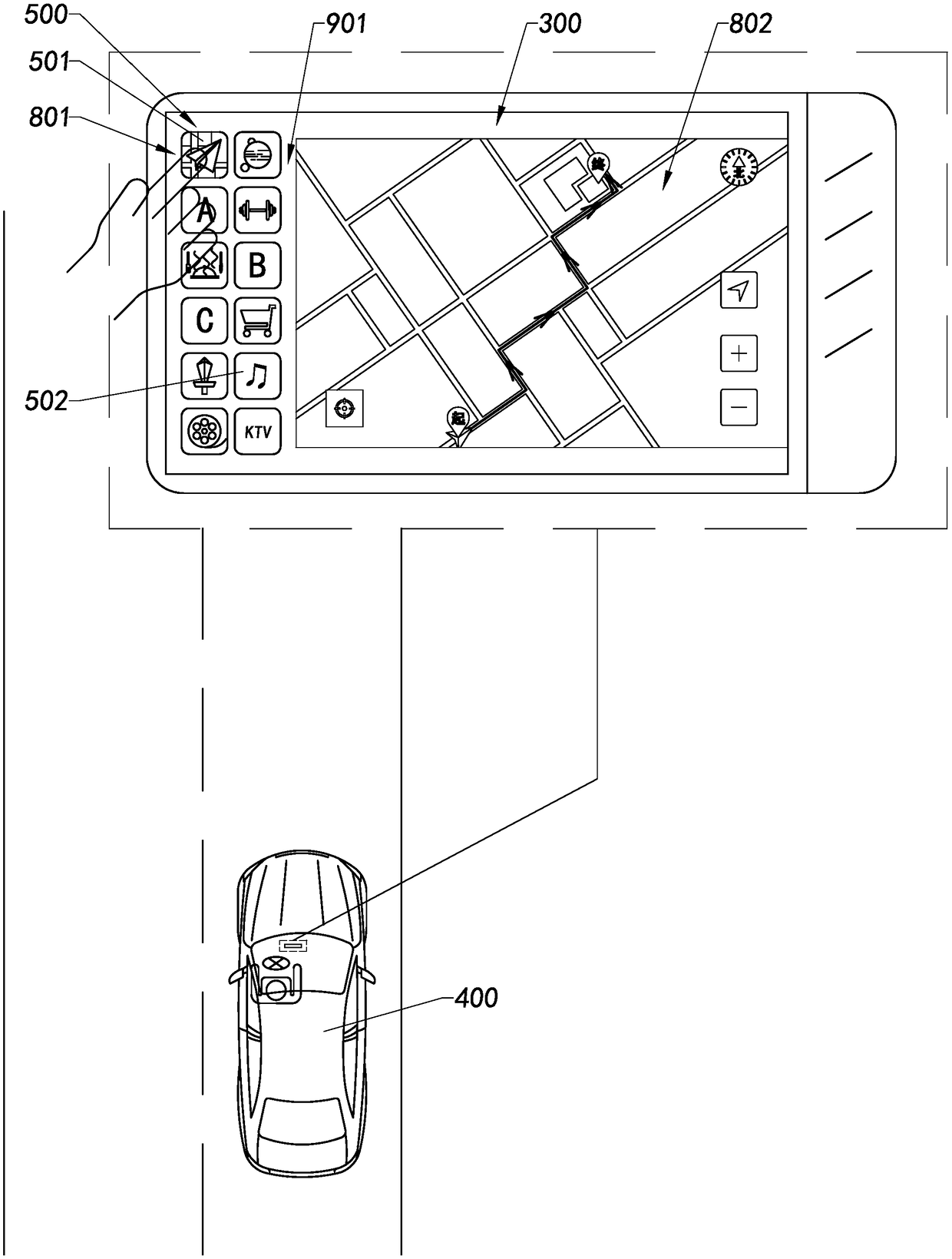 Adaptation system and adaptation method for display page of vehicle-mounted display screen