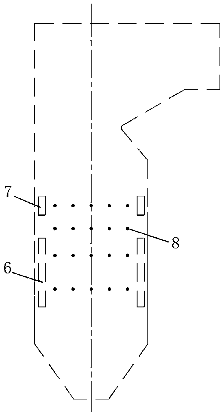 Method for determining high-temperature corrosion of boiler water-cooled wall through adherent gas components