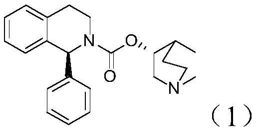 (S)1-phenyl-1,2,3,4-tetrahydroisoquinoline synthesis method