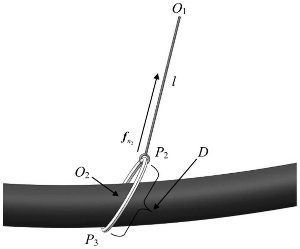 A Modeling Method for Robot Cables Constrained by Clamps