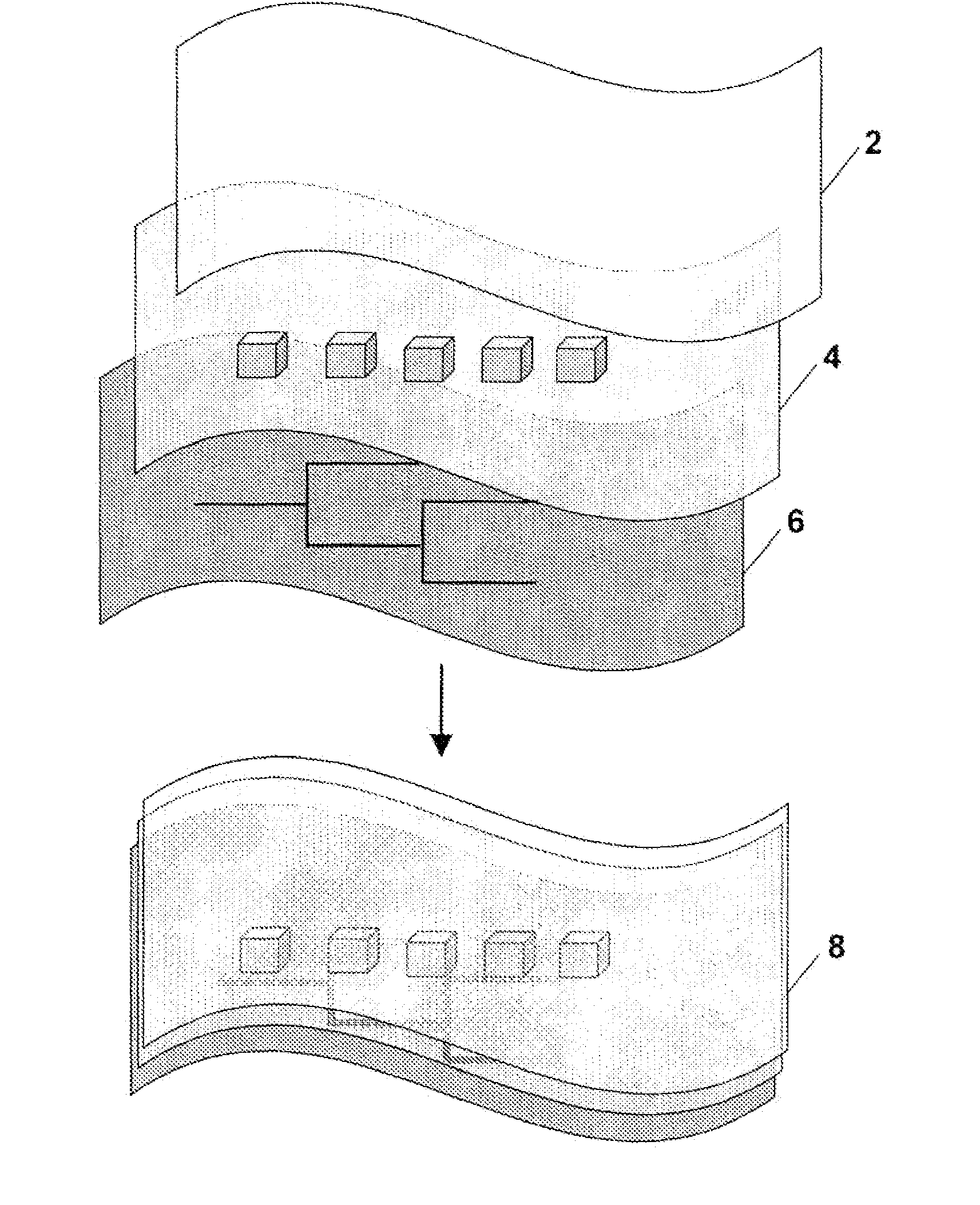 Arbitrarily-shaped multifunctional structures and method of making