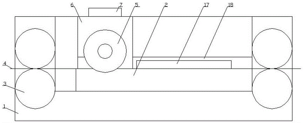 High-efficiency slotting and grinding device for plates