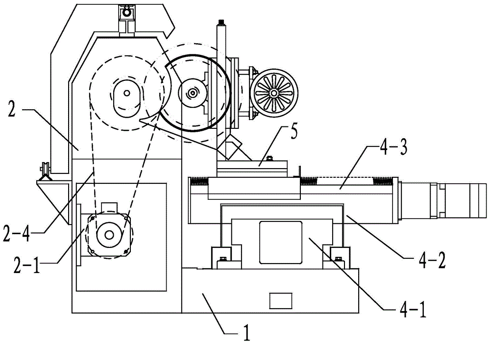 A dual-purpose CNC machining machine tool for the outer circle and spiral groove of the rice milling sand roller