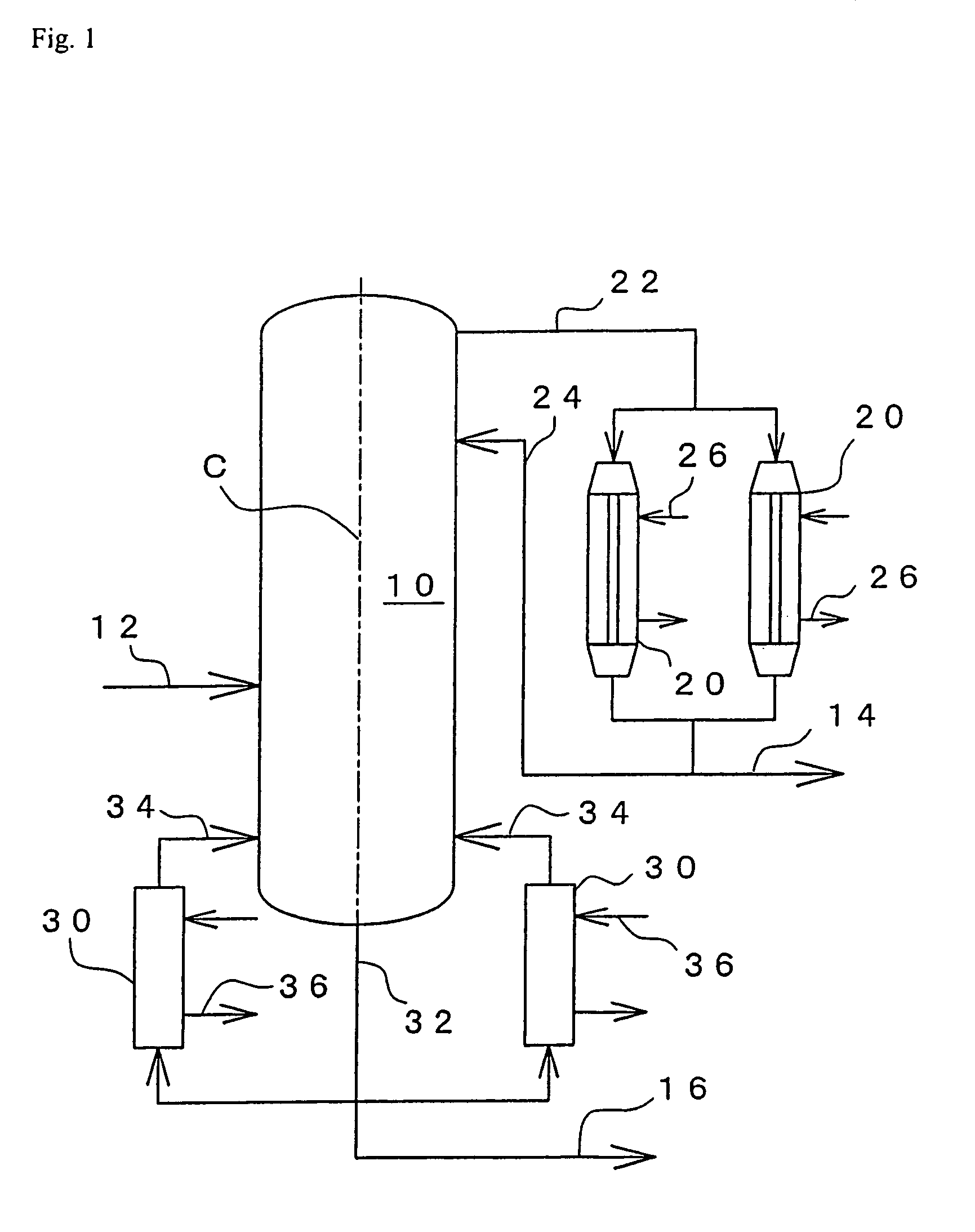Apparatus and process for purification of acrylic acid family