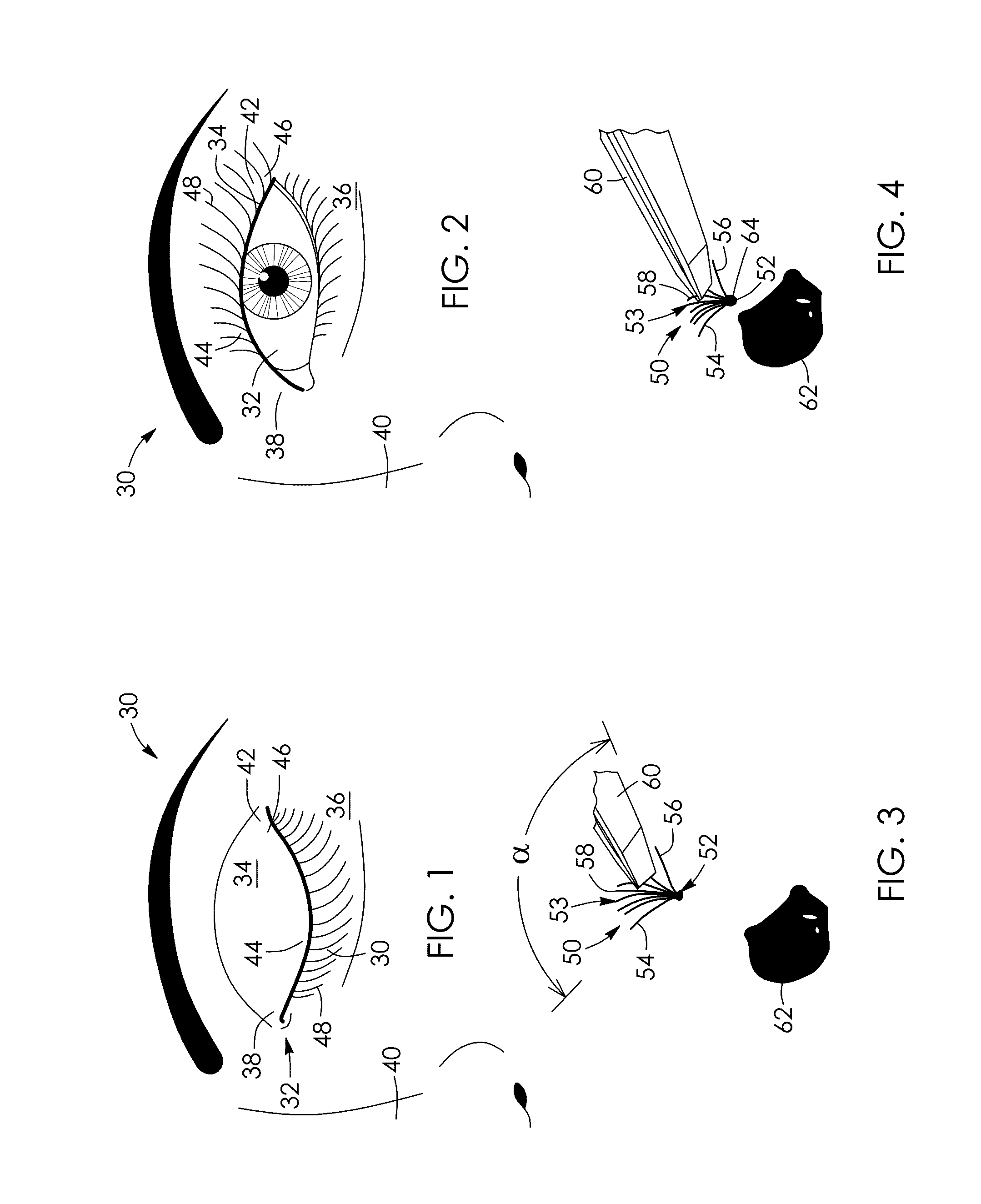 Method of applying artificial eyelashes to an eyelid and an assembly therefor