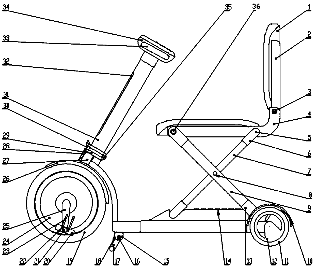 Rehabilitation training device for hemiplegic patients