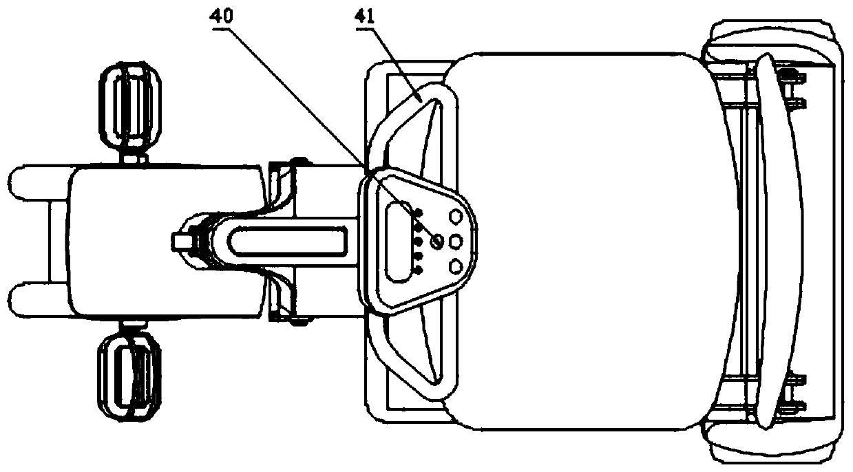 Rehabilitation training device for hemiplegic patients