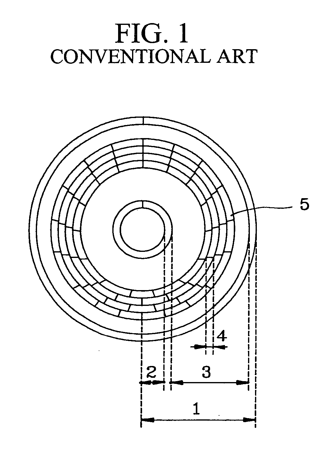Optical disc having variable spare area rates and method for variably setting the rate of spare areas in the optical disc