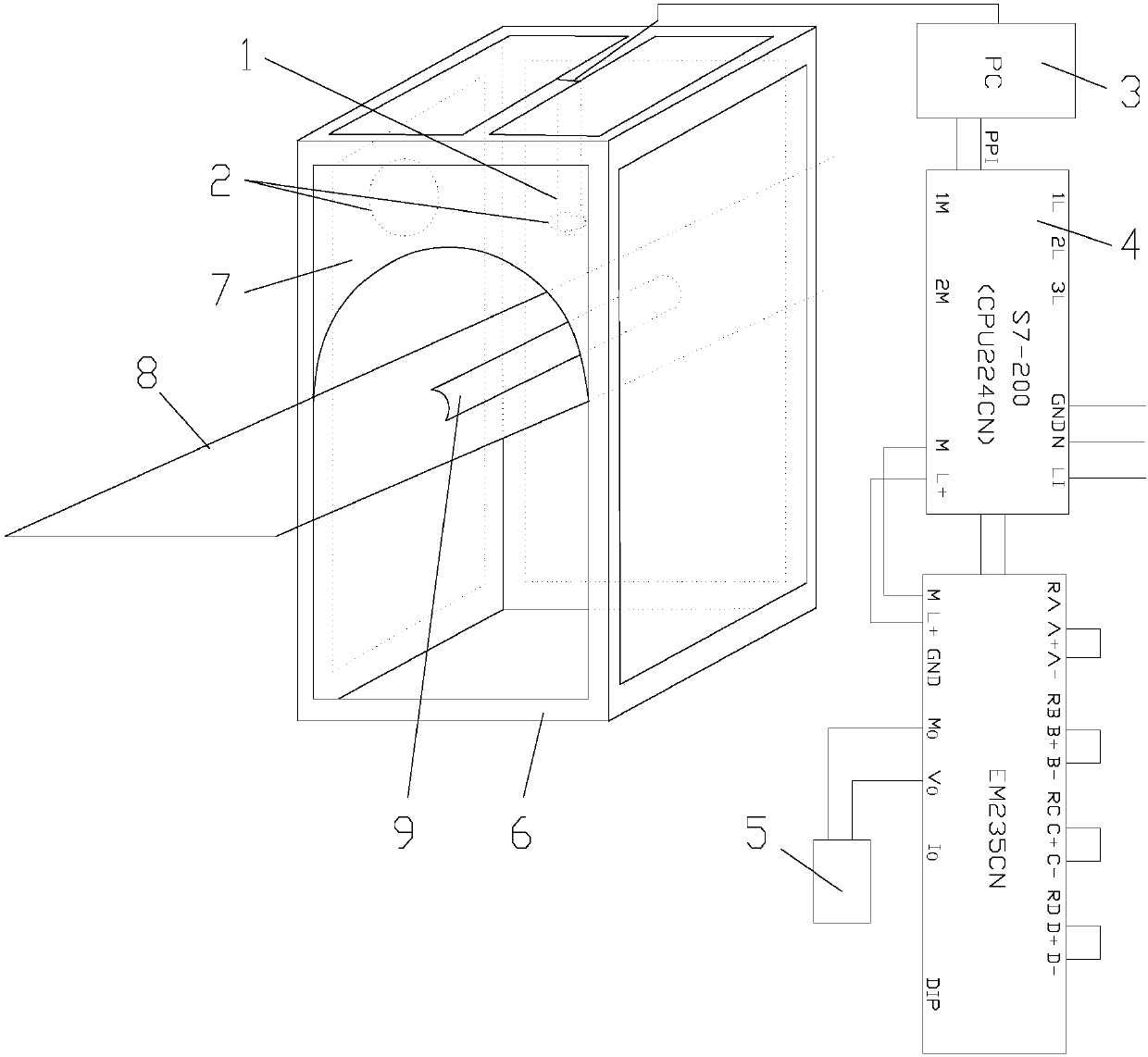 A tire blank width detection and transmission speed control method and detection control system