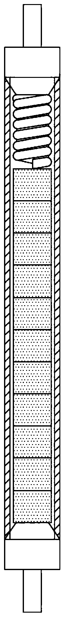 Accident resistant rod-shaped nuclear fuel element and preparation method thereof