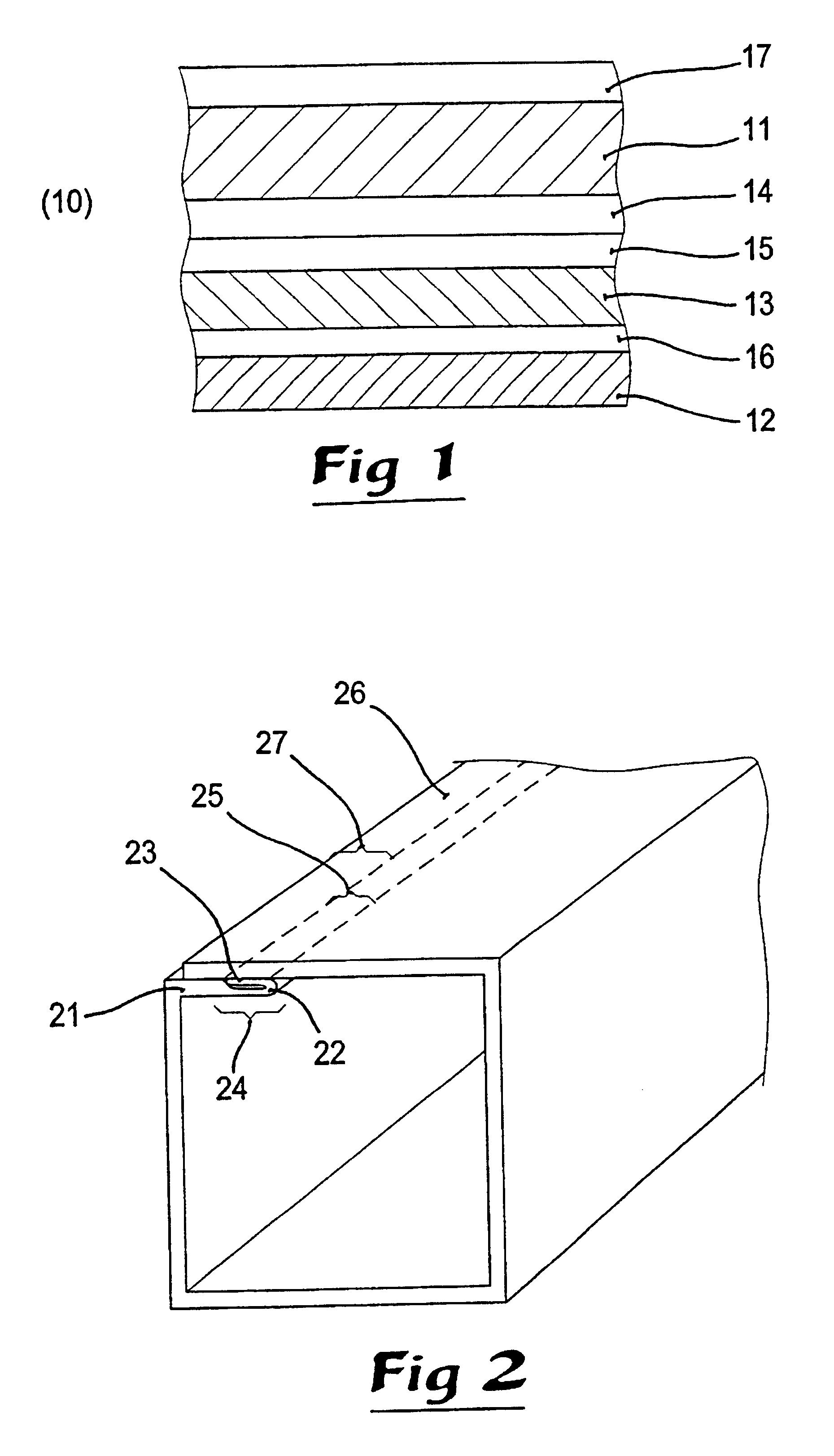 Packaging container for the cold storage of liquid foods and a method of producing the packaging container