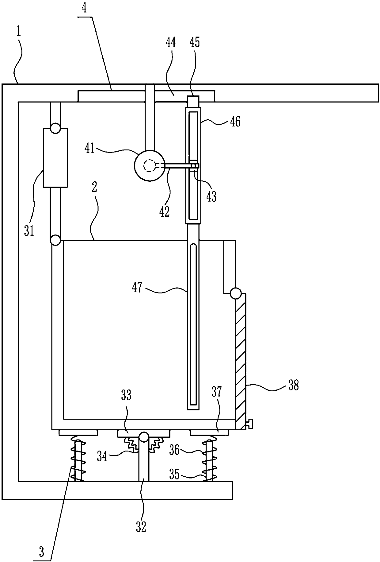 Building rubbish recycling device for rubbish recycling