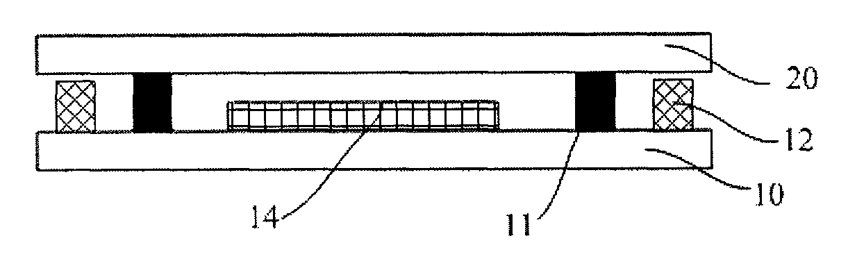 OLED panel, packaging method thereof, and a display device