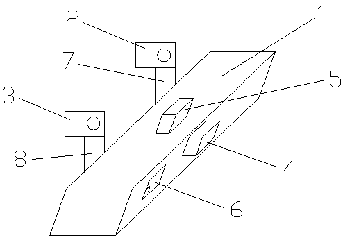 Parking lot indicator lamp device