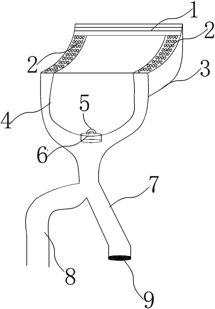 Washing tank having diversion function