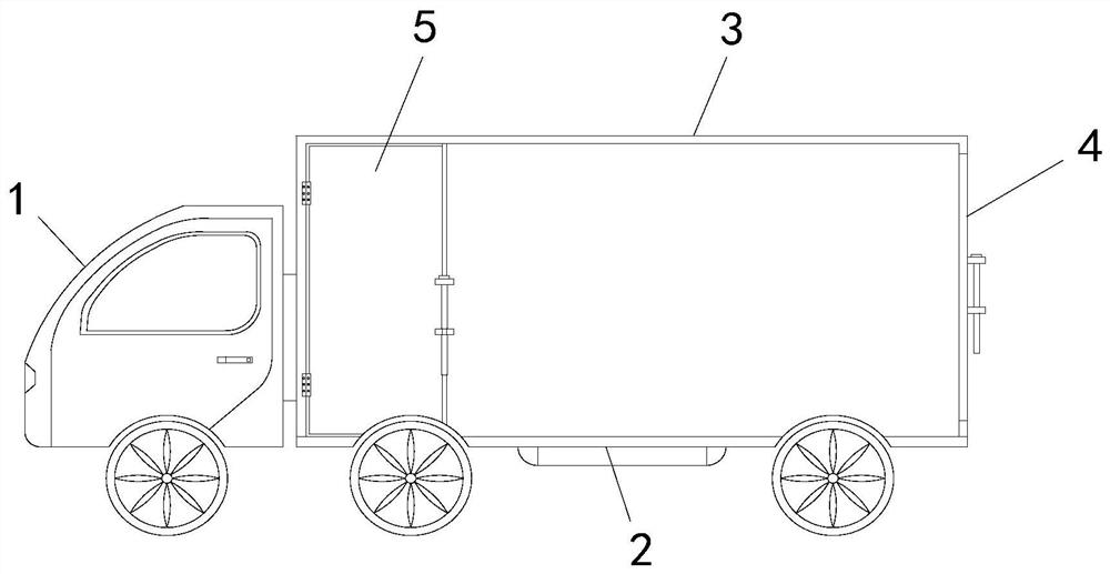 Liquid nitrogen cryogenic refrigerated truck