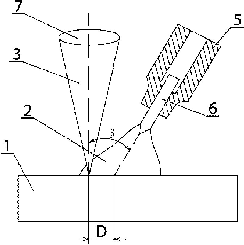 Method for realizing swing welding with laser-GMA electric arc hybrid welding device