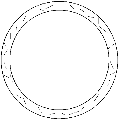 A hollow fiber-reinforced resin composite material hollow sphere and its preparation method