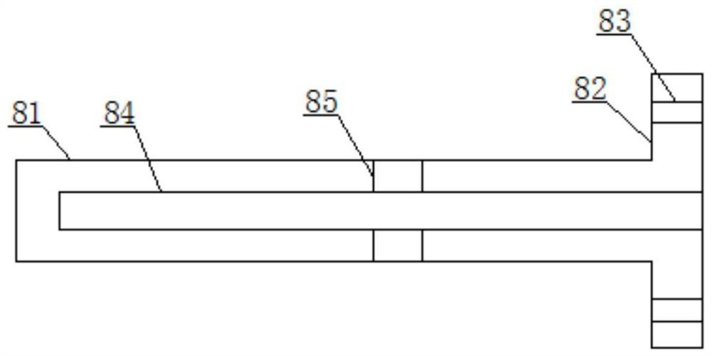 Raw material mixing and stirring device for snail mud production