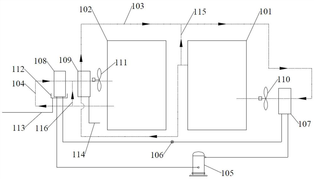 Control method of efficient multi-stage drying system