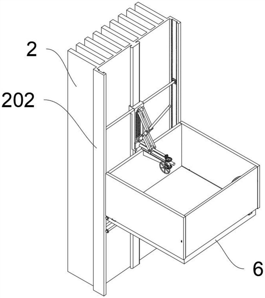 Single-way ascending conveying mechanism based on building construction manual climbing