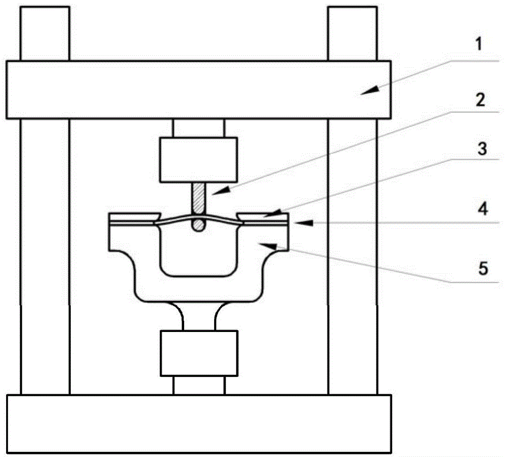 Metal diaphragm bending fatigue measurement device and method for diaphragm compressor