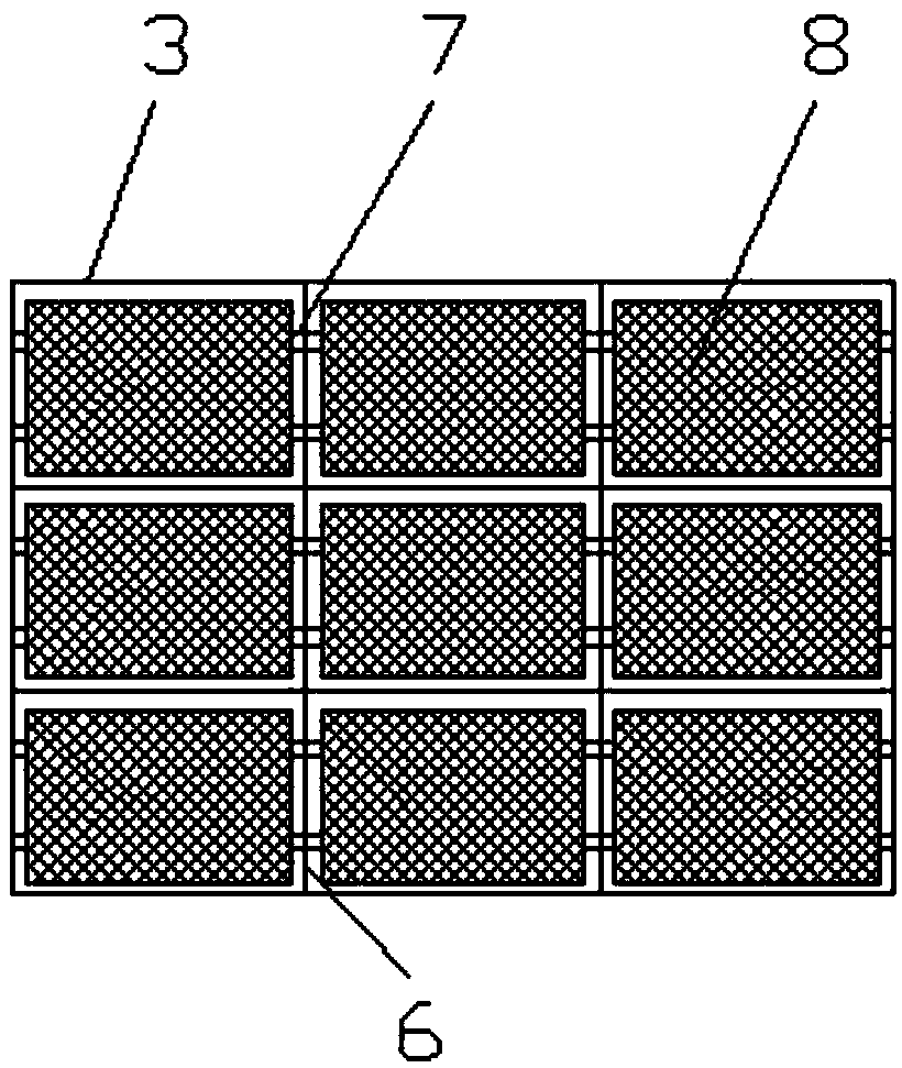Air conditioner filter screen provided with electrostatic device