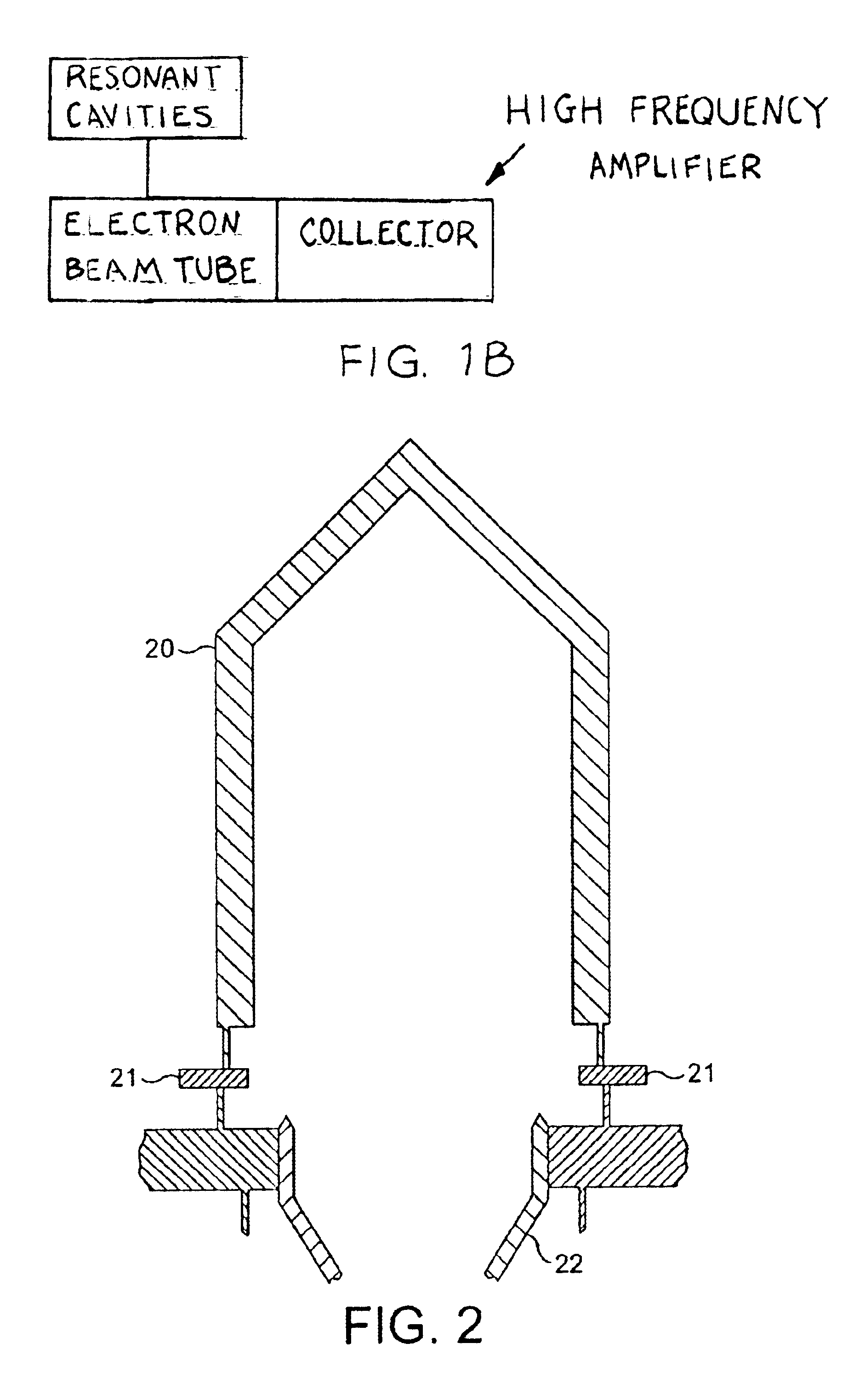Multi-stage collector having electrode stages isolated by a distributed bypass capacitor