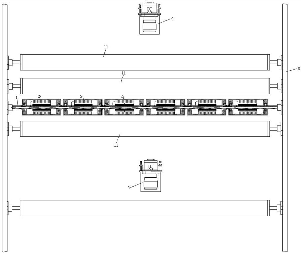 Fabric texture and pattern correction method and weft straightener