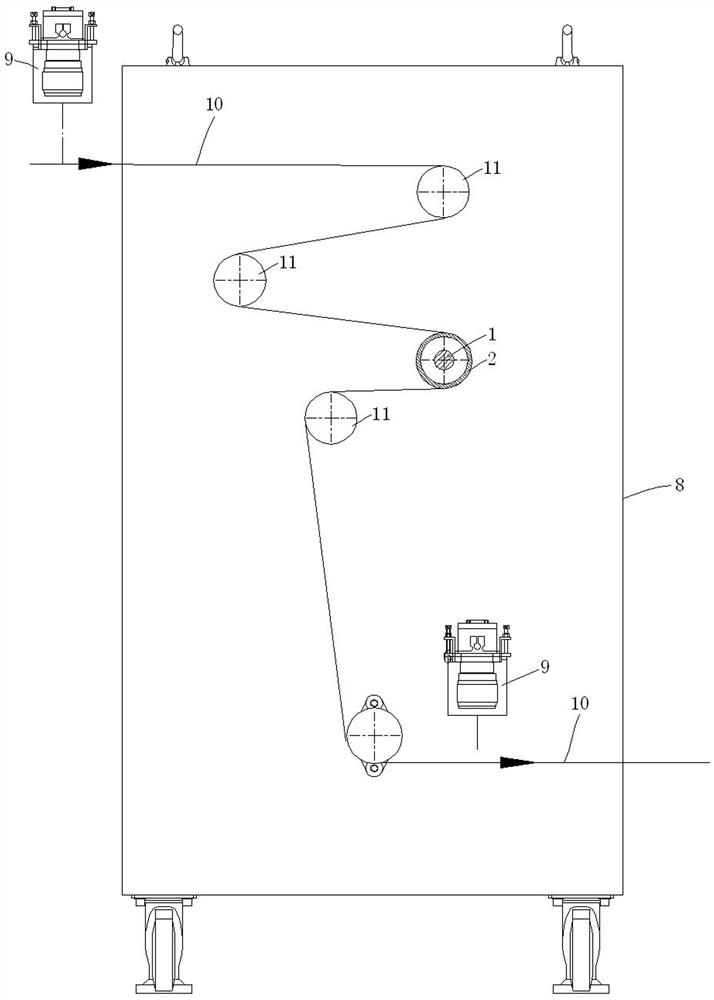 Fabric texture and pattern correction method and weft straightener